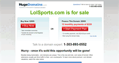 Desktop Screenshot of lolsports.com